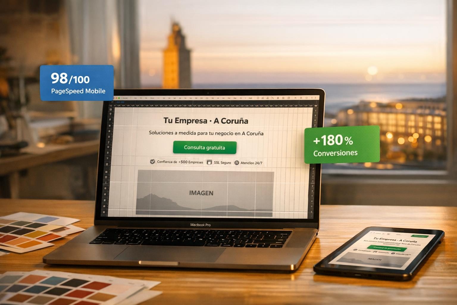 Diseño Web en A Coruña — Diseño Web Profesional en A Coruña — Páginas que Convierten